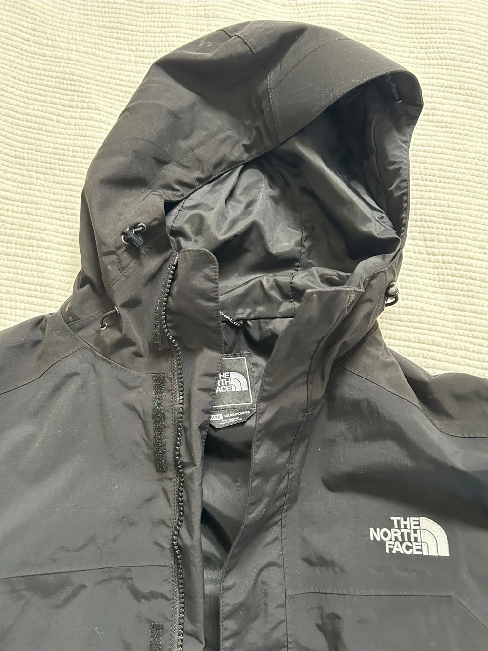 The North Face Black Men's Hooded Rain Jacket